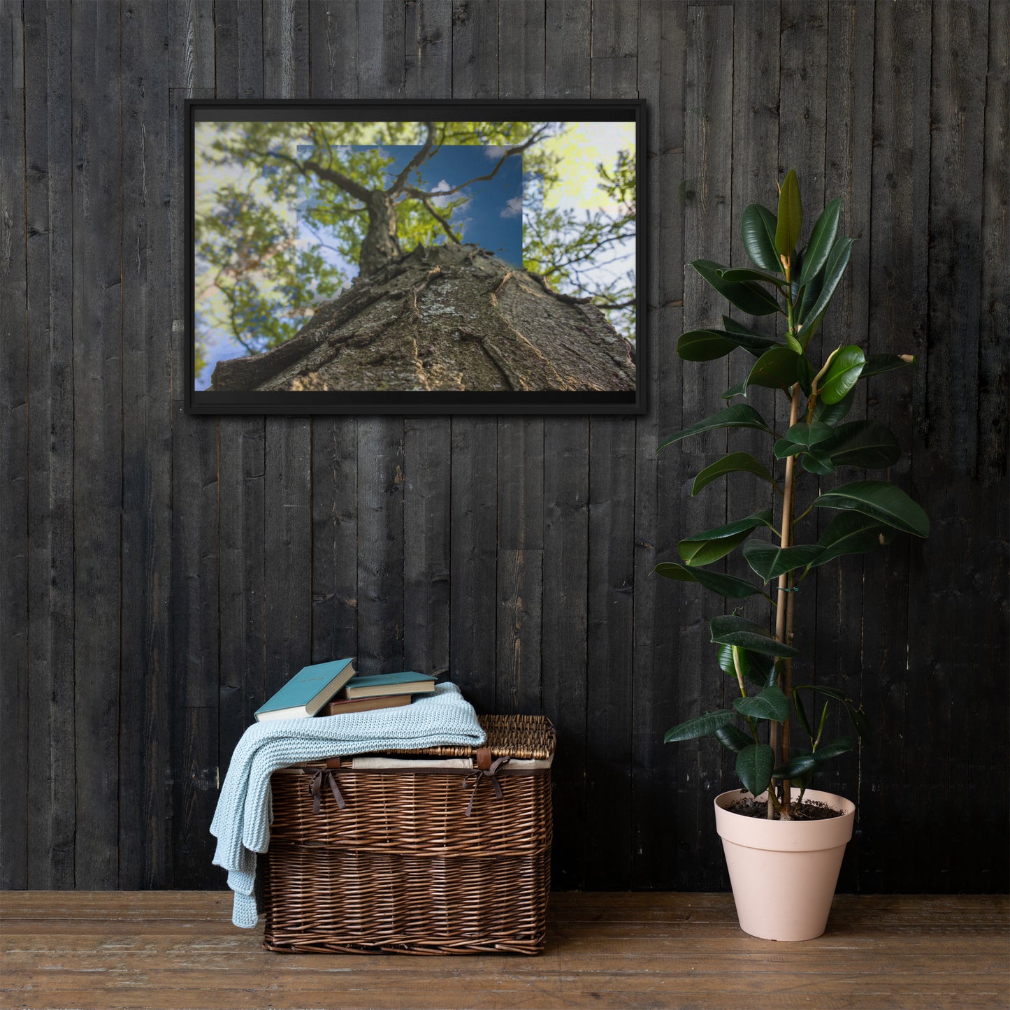 09 - For Someone Somewhere Far Away - Framed canvas