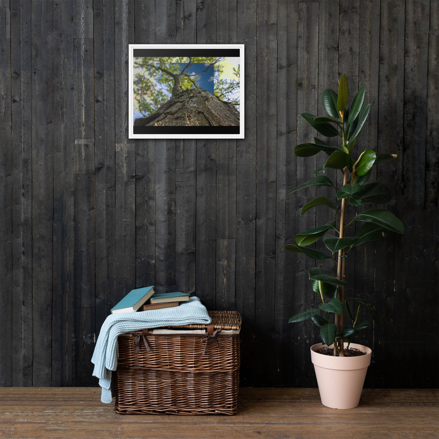09 - For Someone Somewhere Far Away - Framed canvas