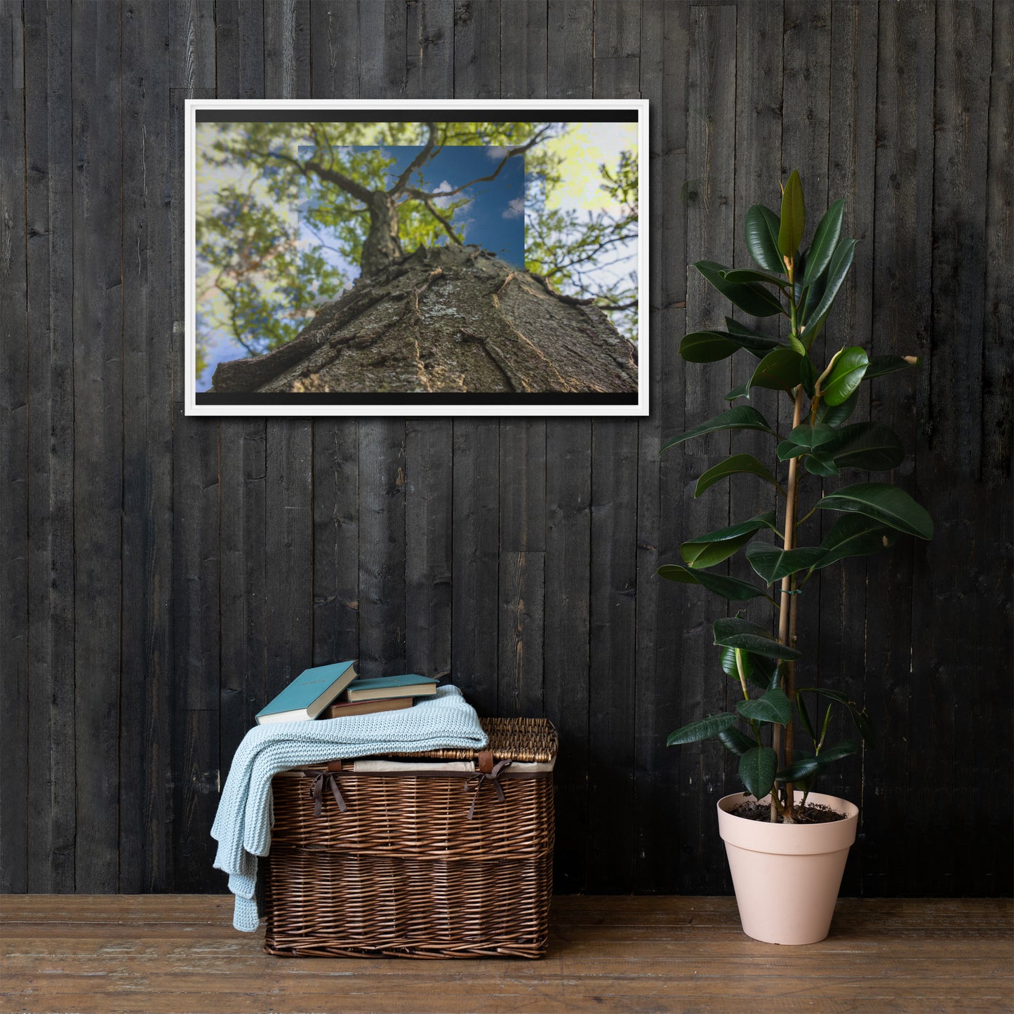 09 - For Someone Somewhere Far Away - Framed canvas
